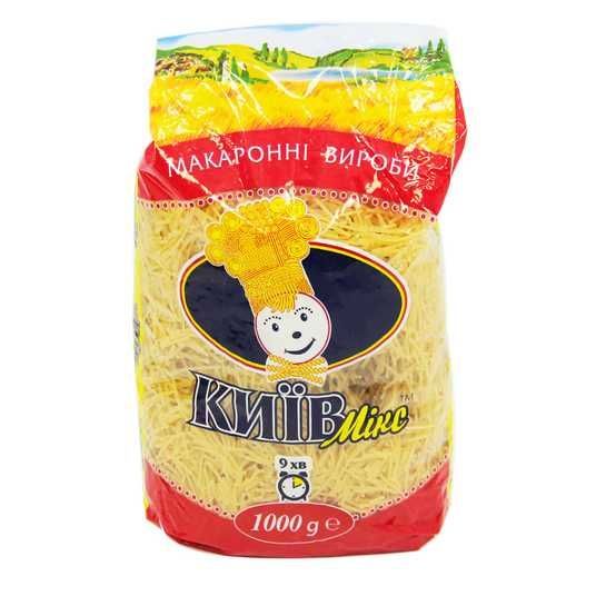 МАКАРОННІ ВИРОБИ Вермішель 1кг КИЇВ МІКС